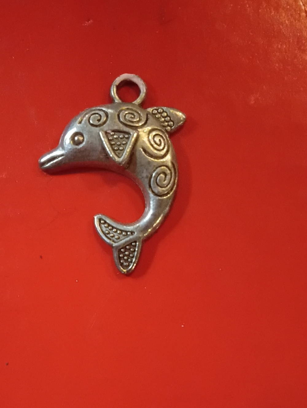 Silver Dolphin Charm Pendant for Women Jewelry